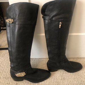 Vince Camuto Knee High Leather Riding Boots Size 11M (41)